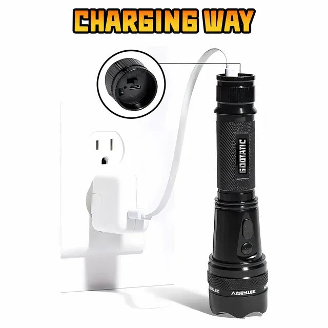 🔥 2025 Survival Sale 52% OFF 🚨 GOOTATIC™ GlowStrike V95 Stun Torch – Light the Way, Strike When Needed