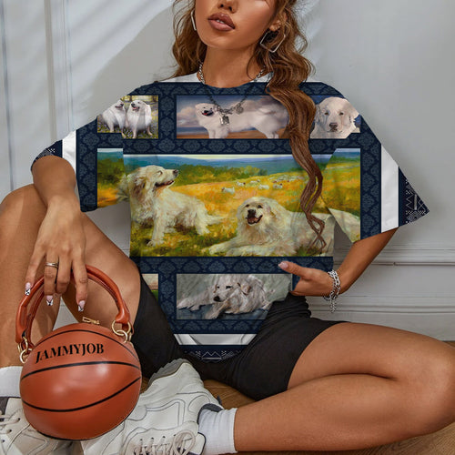 Dog Lets Happier Women T-Shirt | Custom Shirt | Printed Graphic Tees